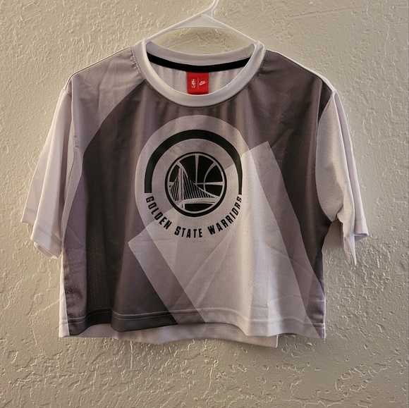 Nike Basketball Golden State Warriors Crop Top Small NWT - Picture 1 of 5